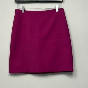 Loft Petites maroon business professional skirt size 0P